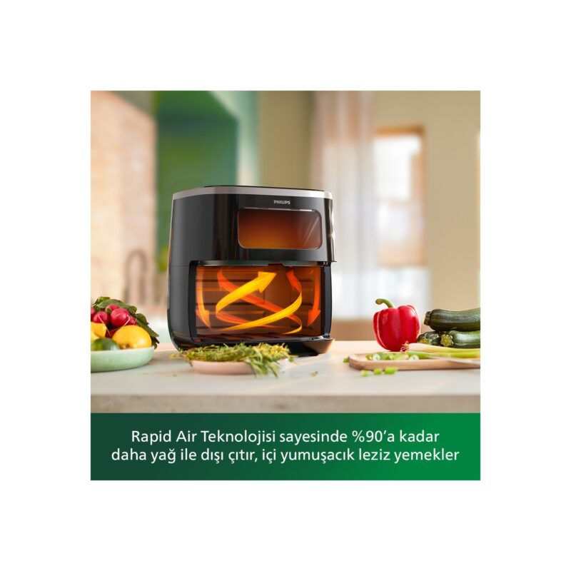 Philips HD9257/80 3000 Serisi Airfryer XL Yağsız Fritöz - Görsel 6