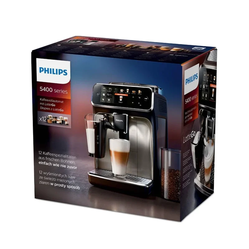 PHILIPS EP5447/90 5400 SERİSİ TAM OTOMATİK ESPRESSO MAKİNESİ - Görsel 2