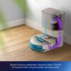 Philips XU7100/02 Çöp İstasyonlu Robot Süpürge Beyaz - Görsel 3