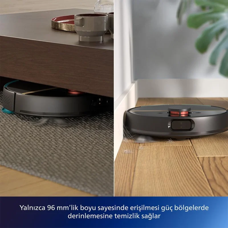 Philips XU3000/01 Islak Kuru Robot Süpürge Siyah - Görsel 2