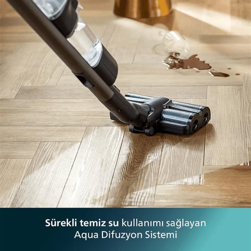 Philips XW9383/01 AquaTrio 9000 Serisi Kablosuz Islak ve Kuru Elektrikli Süpürge - Görsel 5