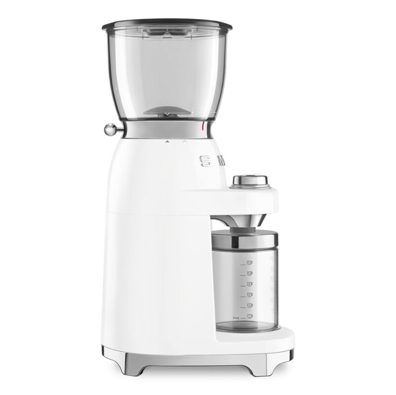 SMEG Beyaz Kahve Öğütme Makinası CGF01WHEU - Görsel 3