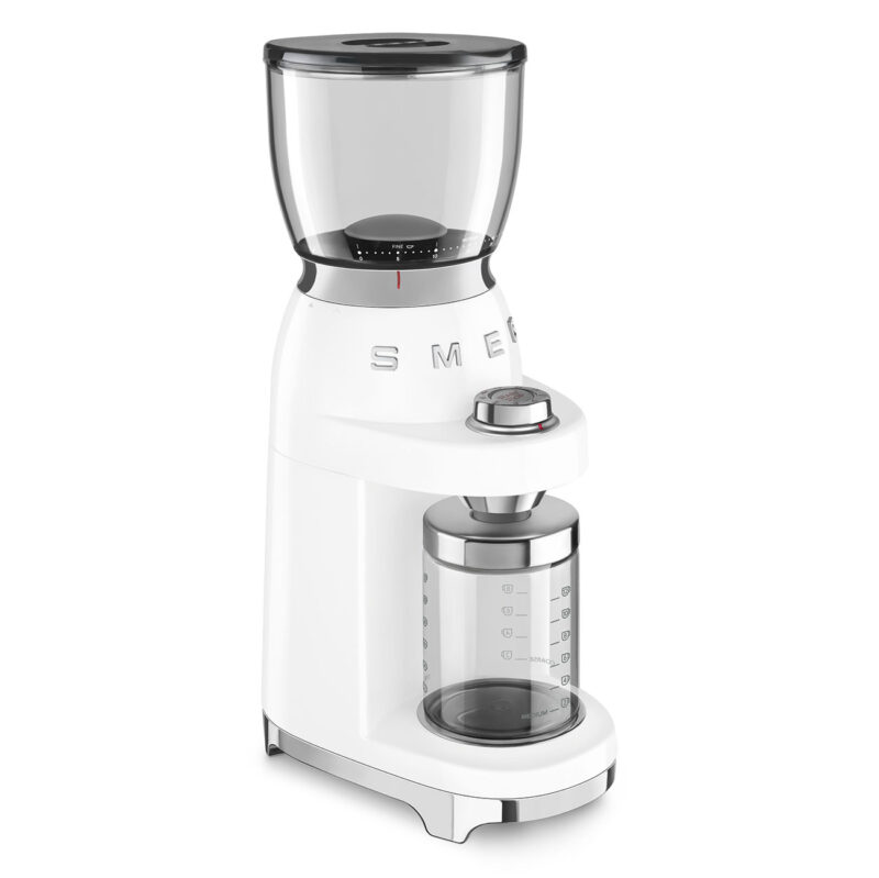 SMEG Beyaz Kahve Öğütme Makinası CGF01WHEU - Görsel 2