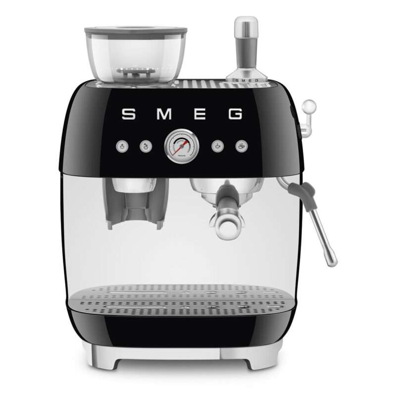 Smeg EGF03BLEU Siyah Öğütücülü Espresso Kahve Makinesi - Görsel 6