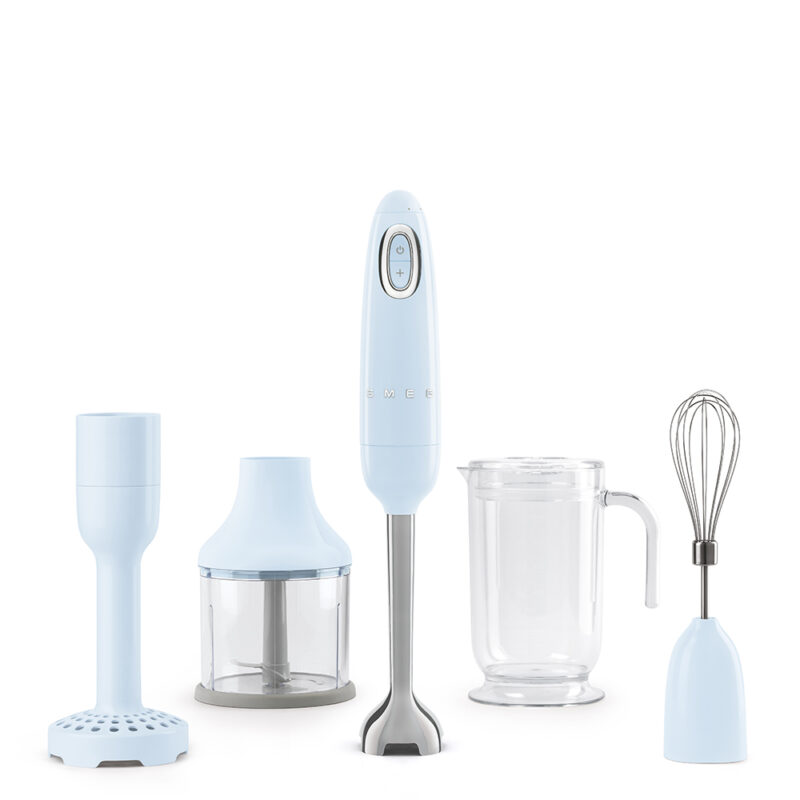Smeg HBF22PBEU 50's Style Pastel Mavi El Blender Seti