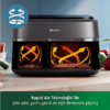 Philips NA350/00 3000 Serisi Çift Hazneli Airfryer - Görsel 5