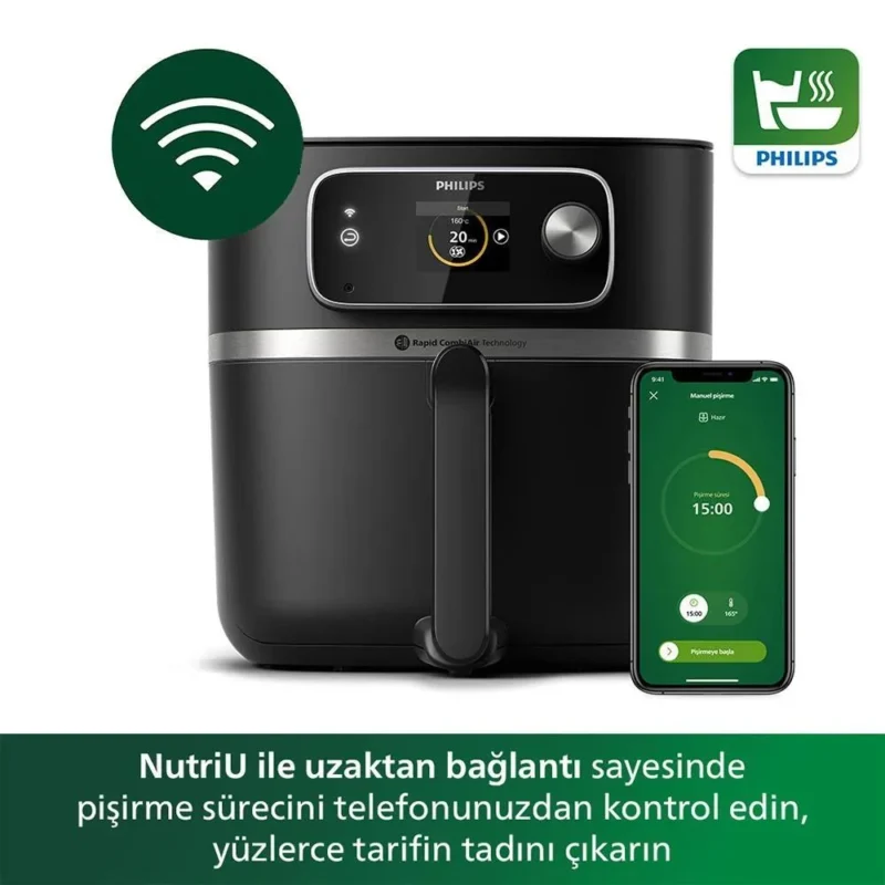 Philips HD9880/90 Airfryer Combi XXL Connected | En Ucuz Fiyat - Görsel 3