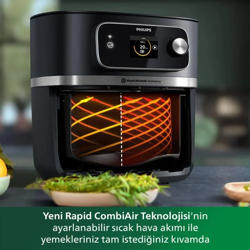Philips HD9880/90 Airfryer Combi XXL Connected | En Ucuz Fiyat - Görsel 6