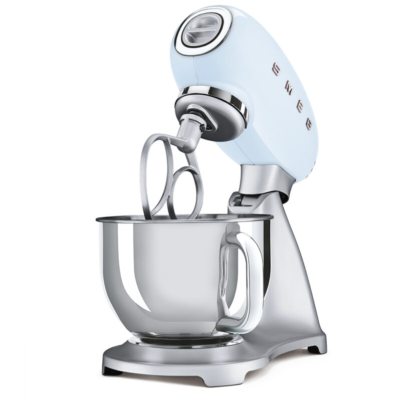 Smeg SMF02PBEU Hamur Karıştırma Pastel Mavi Stand Mikser - Görsel 4