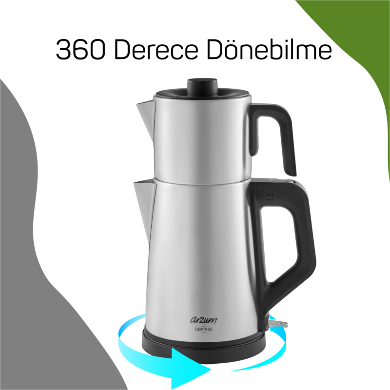Arzum AR3129 Deminde Çay Makinesi - Inox - Görsel 6