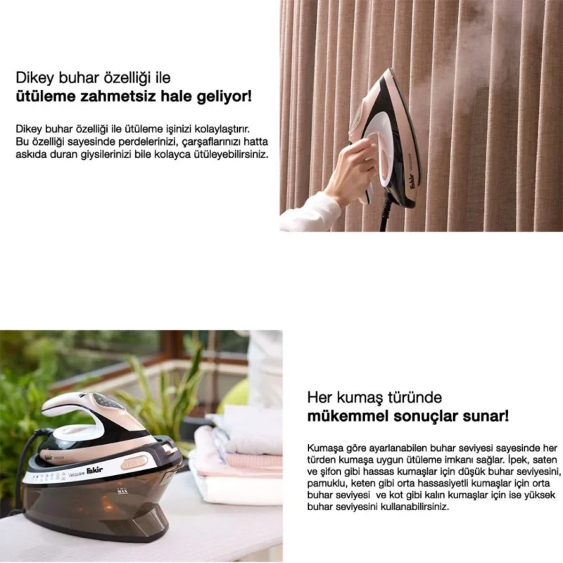 Fakir Vetacare 2400 Watt 4.5 Bar Buhar Kazanlı Ütü - Görsel 2