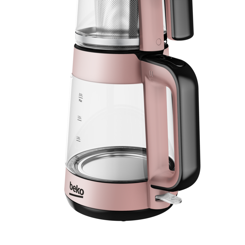 Beko CM 5964 Floral 1900 W Cam Demlikli Rose Çay Makinesi - Görsel 3