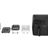 GRUNDIG FR 7284 AirFit Twin 8.5 l Çiftli Airfryer - Görsel 2