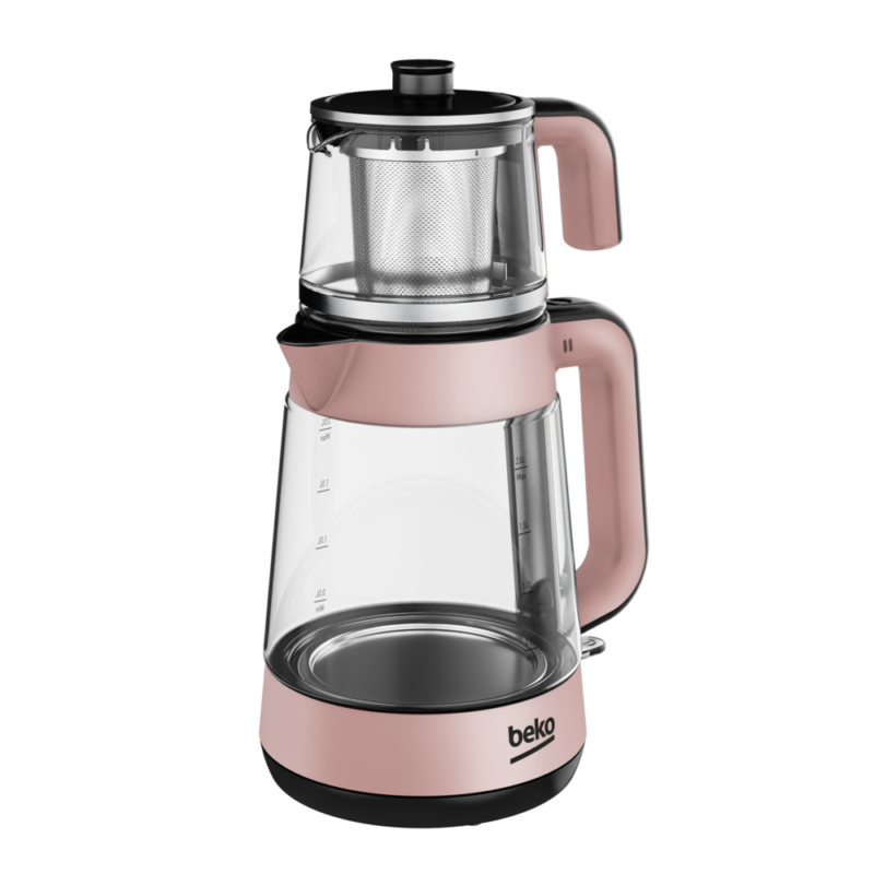 Beko CM 5964 Floral 1900 W Cam Demlikli Rose Çay Makinesi