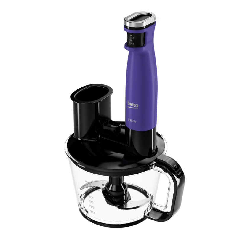 Beko RHB 5050 W Floral 1500 W Mor Blender Seti - Görsel 3