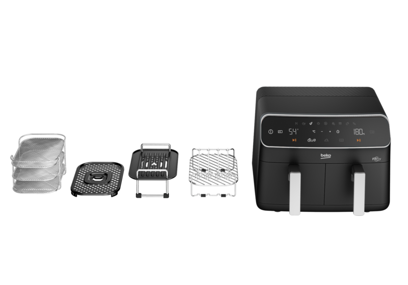 Beko FR 8284 FitFry Az Yağlı Airfryer - Çift Hazneli - Görsel 5