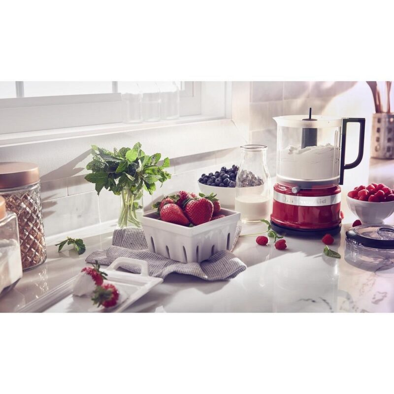 KitchenAid 5KFC0516EER Empire Red 1,19 Litre Mutfak Robotu - Görsel 2