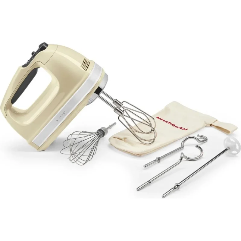 KitchenAid 5KHM9212EAC 9 Hızlı El Mikseri - Almond Cream - Görsel 5