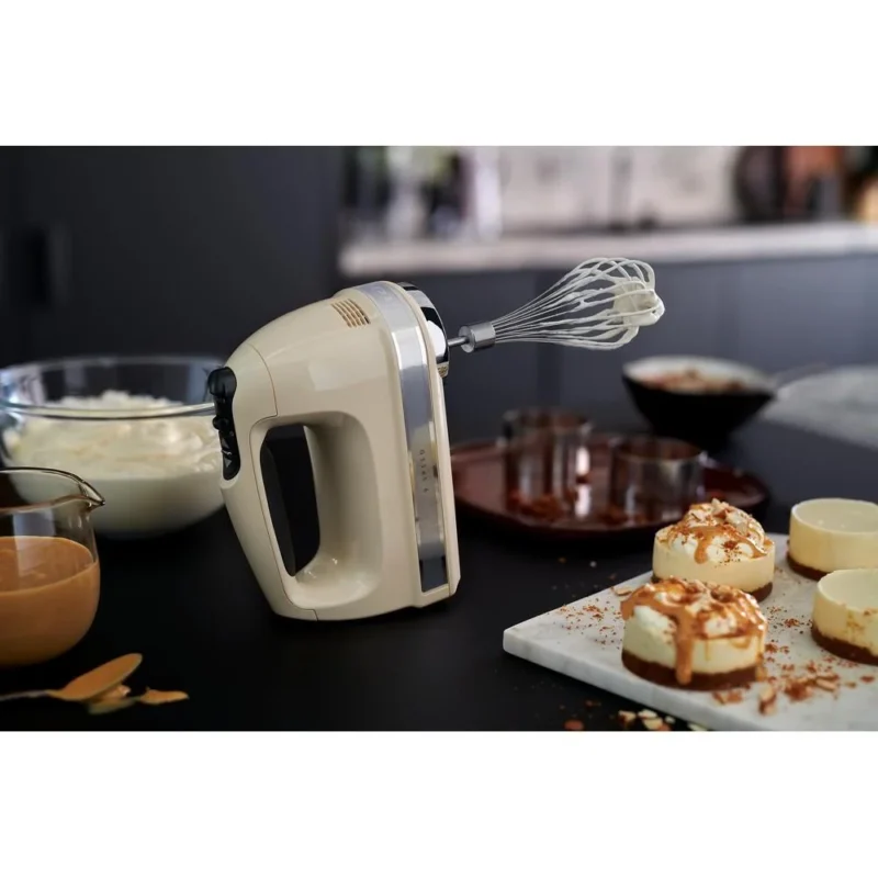 KitchenAid 5KHM9212EAC 9 Hızlı El Mikseri - Almond Cream - Görsel 2