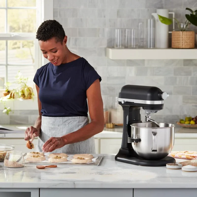 KitchenAid 5KSM70SHXEBM 6,6 L Kaldırılabilir Kaseli Stand Mikser - Matte Black - Görsel 3