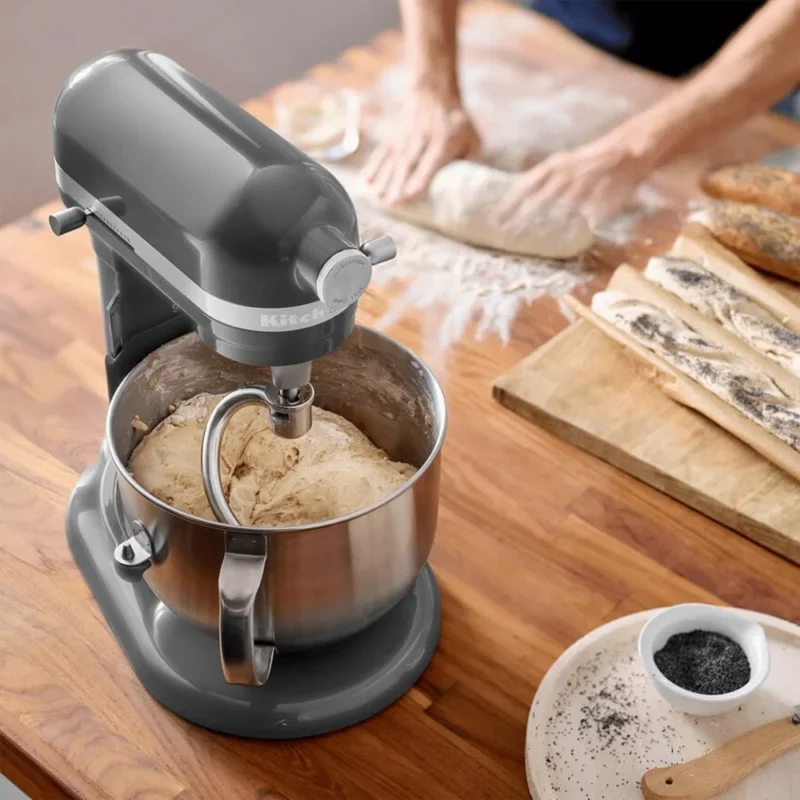 KitchenAid 5KSM70SHXEMS 6,6 L Kaldırılabilir Kaseli Stand Mikser - Medallion Silver - Görsel 2