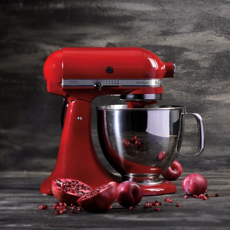 KitchenAid Artisan 5KSM125EER Empire Red 300 W 4.8 lt Mutfak Şefi - Görsel 7