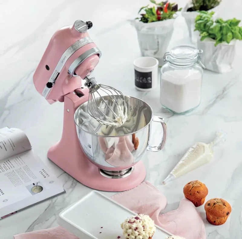 KitchenAid Artisan 5KSM175PSEDR Dried Rose 4.8 Litre Stand Mikser - Görsel 2