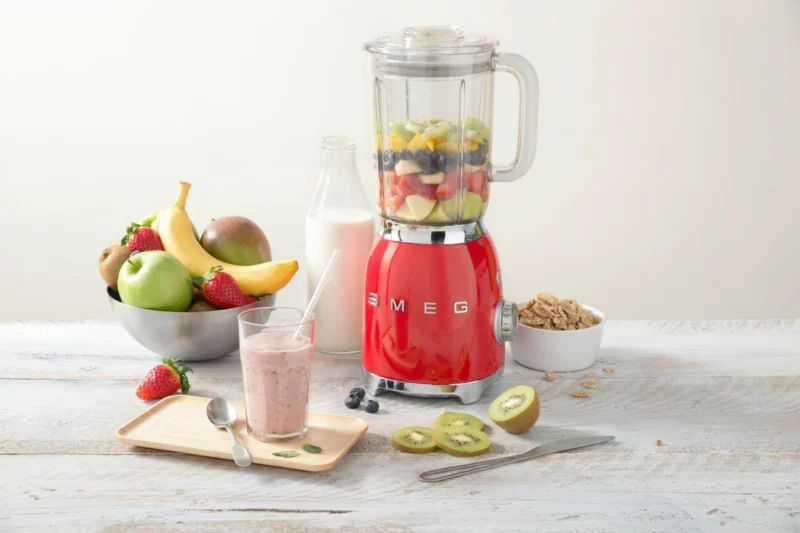 Smeg BLF01RDEU Retro 800 W Smoothie Kırmızı Blender - Görsel 3