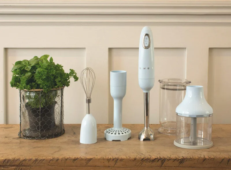 Smeg HBF22PBEU 50's Style Pastel Mavi El Blender Seti - Görsel 7