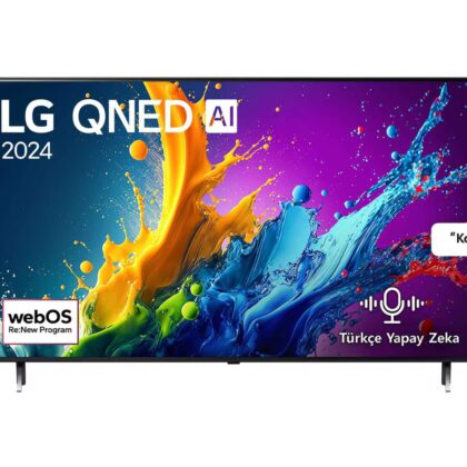 LG 65QNED80T6A 4K Ultra HD 65" 165 Ekran Uydu Alıcılı webOS Smart QNED TV