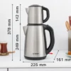 Bosch TTA5883 1800 W Çelik Demlikli Çay Makinesi - Görsel 5