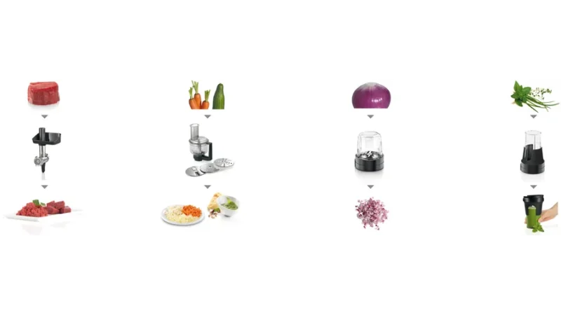 Bosch MUM59M55 1000 W 3.9 lt Mutfak Şefi - Görsel 3