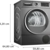 Bosch WQG2420RTR 9 kg Çamaşır Kurutma Makinesi - Görsel 5
