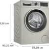 Bosch WGA252ZXTR 10 kg 1200 Devir Çamaşır Makinesi - Görsel 5