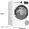 Bosch WQG244C1TR 9 kg Çamaşır Kurutma Makinesi - Görsel 6