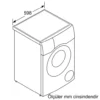 Bosch WNC254A0TR 1400 Devir 10.5 kg / 6 kg Kurutmalı Çamaşır Makinesi - Görsel 2