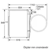 Bosch WNC254A0TR 1400 Devir 10.5 kg / 6 kg Kurutmalı Çamaşır Makinesi - Görsel 3