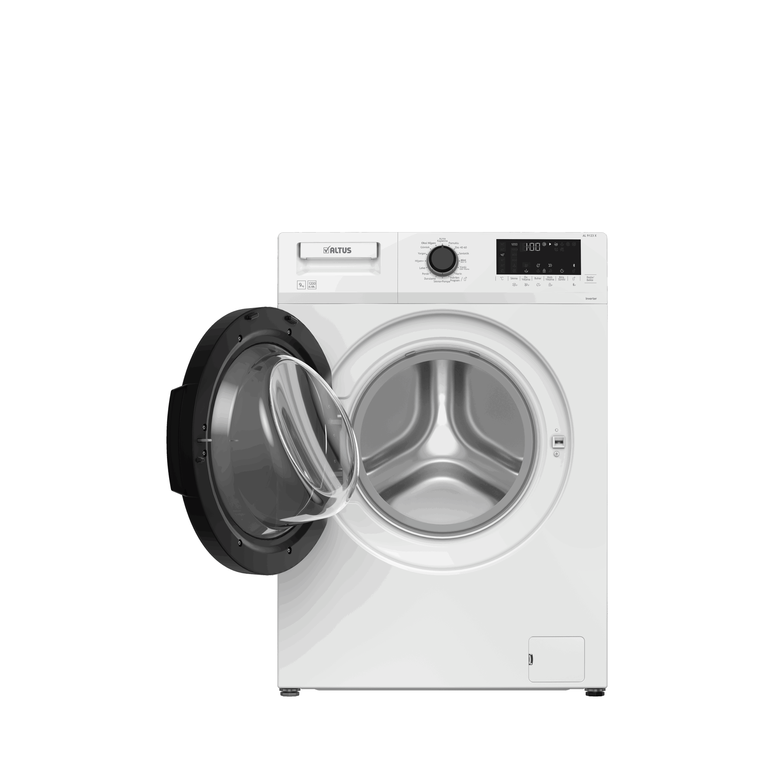 Altus AL 9123 X 1200 Devir 9 kg Çamaşır Makinesi - Görsel 2