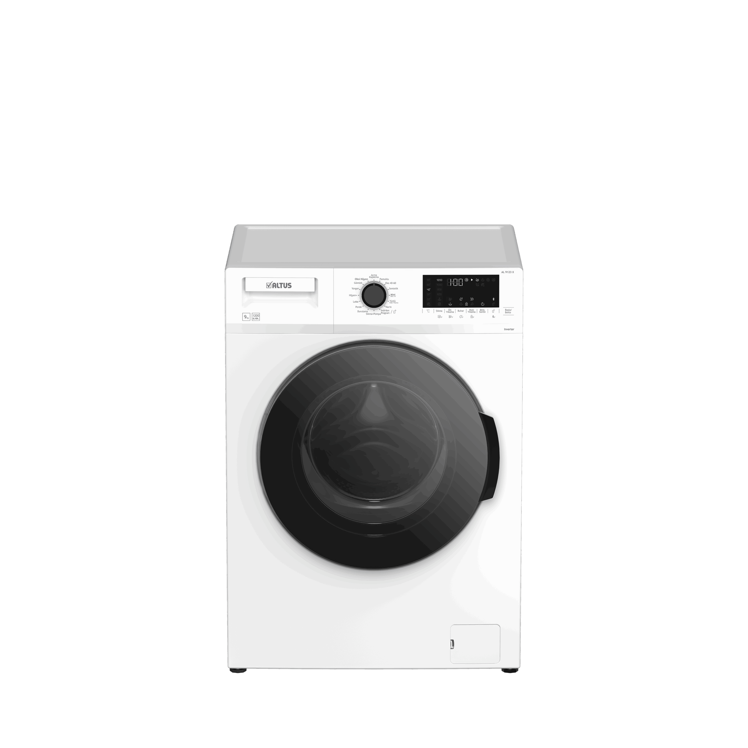 Altus AL 9123 X 1200 Devir 9 kg Çamaşır Makinesi - Görsel 3