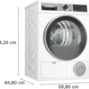 Bosch WQG25100TR 10 kg Çamaşır Kurutma Makinesi - Görsel 4