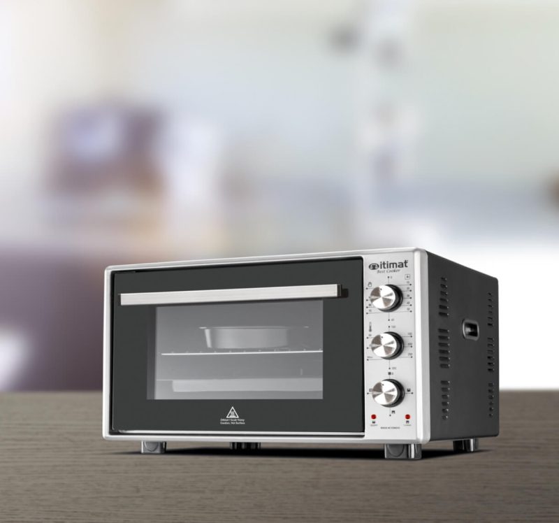 İtimat 8022 Çift Camlı 50 lt Inox Mini Fırın - Görsel 2