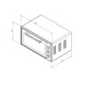 Simfer 4503 45 lt Inox Midi Fırın - Görsel 11