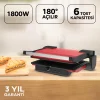 King Arte Plus K469 Kırmızı 2000 W Tost Makinesi - Görsel 2